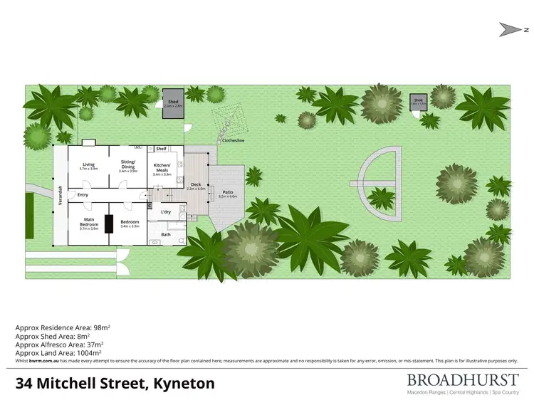 Floorplan of Homely house listing, 34 Mitchell Street, Kyneton VIC 3444
