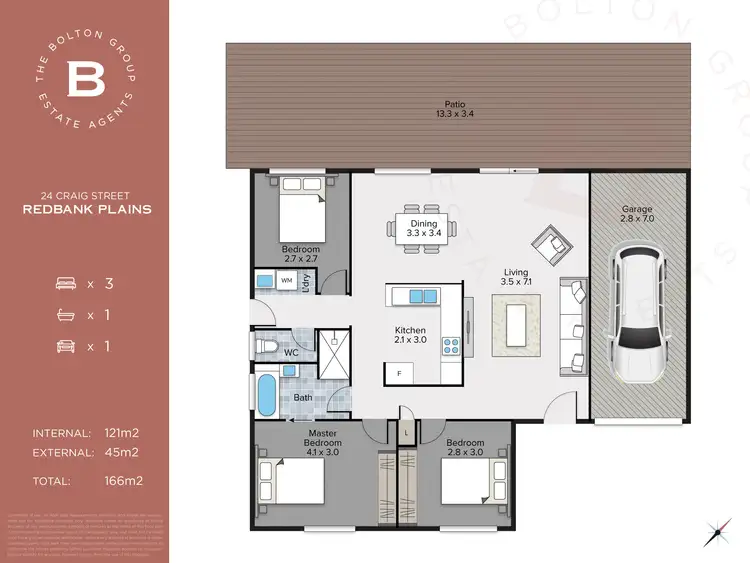 Floorplan of Homely house listing, 24 Craig Street, Redbank Plains QLD 4301