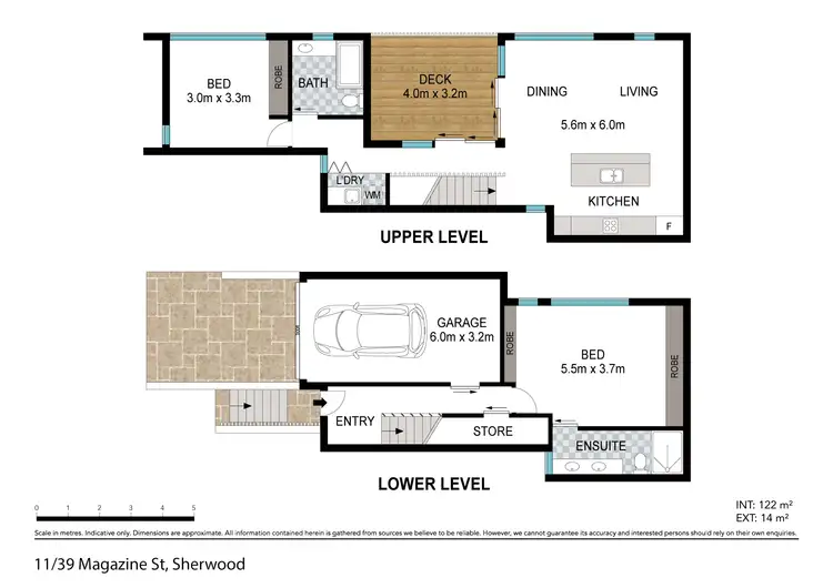 Floorplan of Homely townhouse listing, 11/39 Magazine Street, Sherwood QLD 4075
