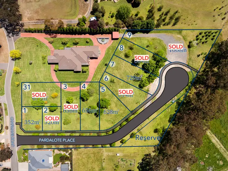 Floorplan of Homely land listing, 8 Pardalote Place, Castlemaine VIC 3450