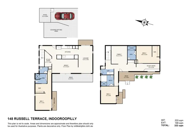Floorplan of Homely house listing, 148 Russell Terrace, Indooroopilly QLD 4068