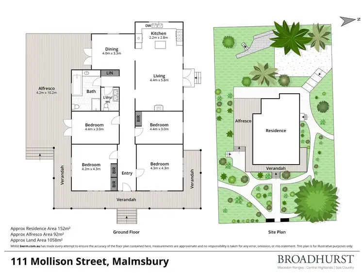 Floorplan of Homely house listing, 111 Mollison Street, Malmsbury VIC 3446