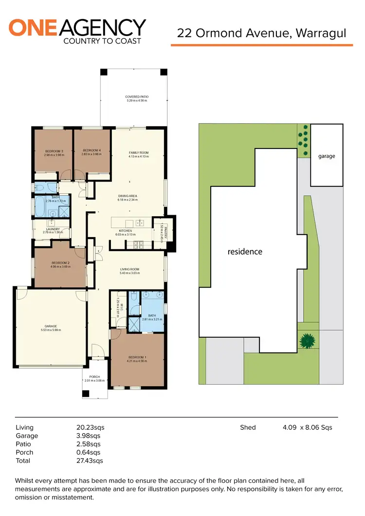 Floorplan of Homely house listing, 22 Ormond Avenue, Warragul VIC 3820