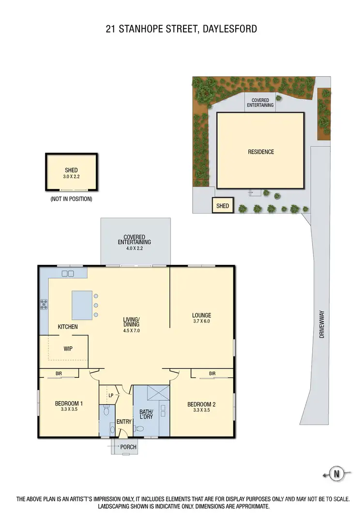 Floorplan of Homely house listing, 21A Stanhope Street, Daylesford VIC 3460