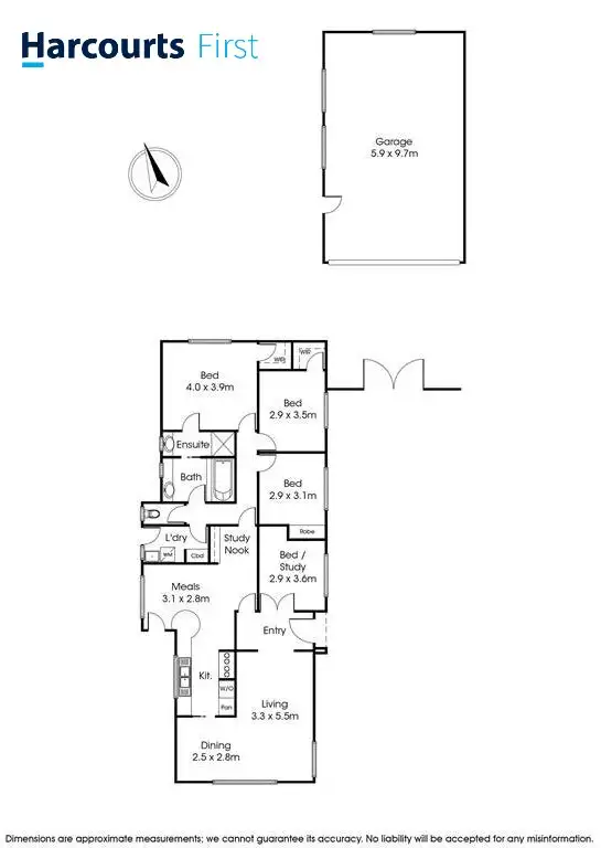 Floorplan of Homely house listing, 59 Dunbarton Drive, Wantirna VIC 3152