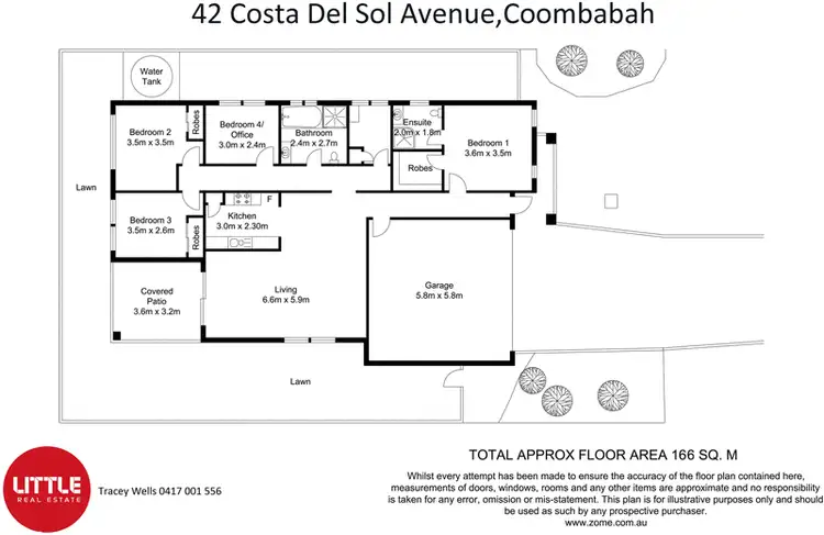 Floorplan of Homely house listing, 42 Costa Del Sol Avenue, Coombabah QLD 4216