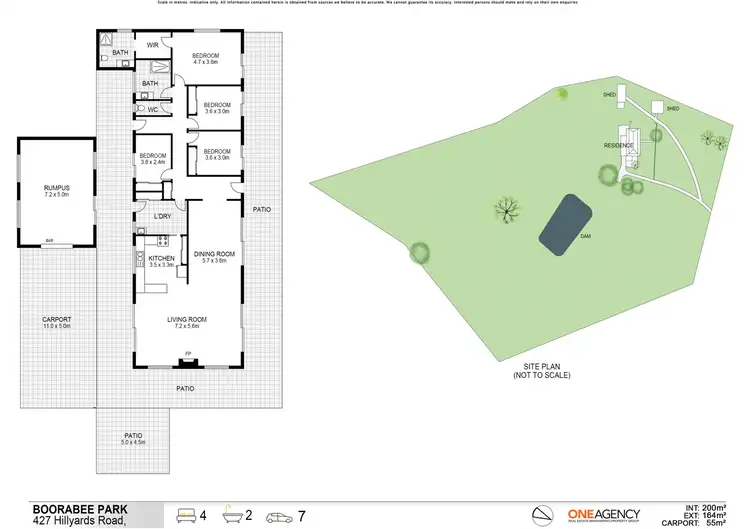 Floorplan of Homely rural property listing, 427 Hillyards Road, Boorabee Park NSW 2480