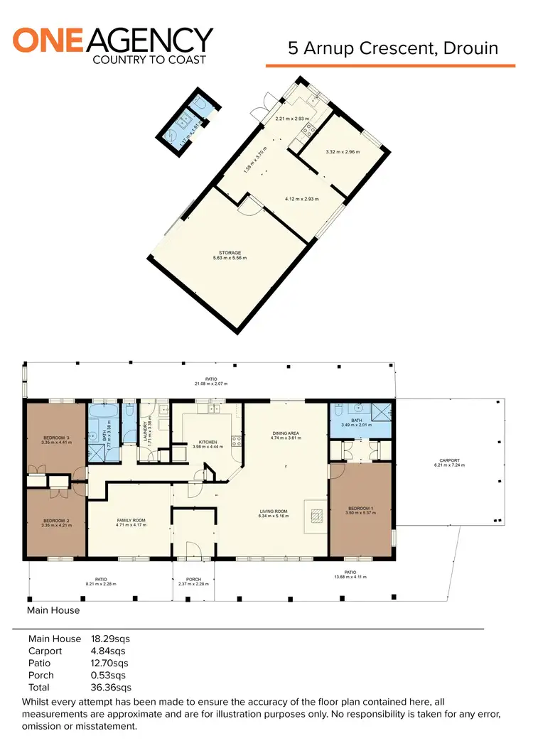 Floorplan of Homely house listing, 5 Arnup Crescent, Drouin VIC 3818