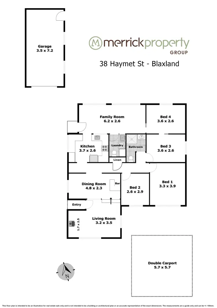 Floorplan of Homely house listing, 38 Haymet Street, Blaxland NSW 2774