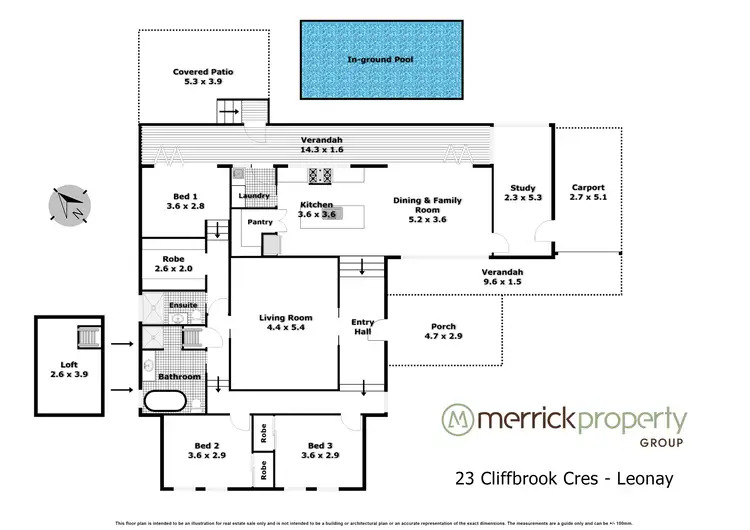 Floorplan of Homely house listing, 23 Cliffbrook Crescent, Leonay NSW 2750