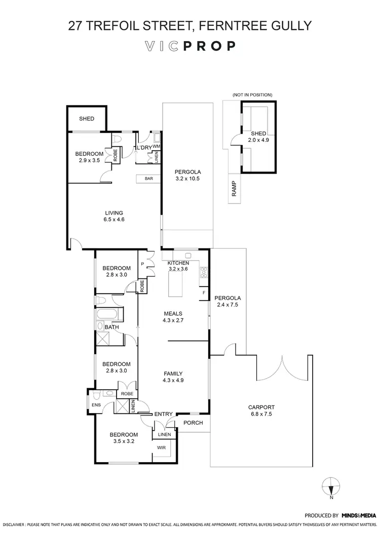 Floorplan of Homely house listing, 1/14 Trefoil Street, Ferntree Gully VIC 3156