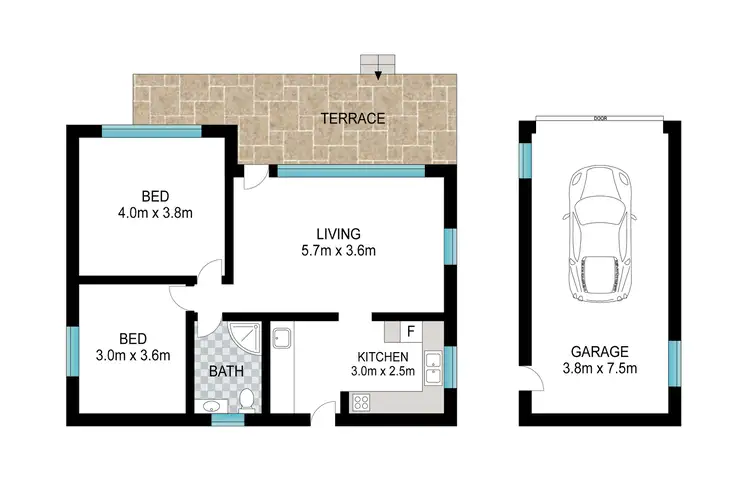 Floorplan of Homely house listing, 505 Ocean Drive, North Haven NSW 2443