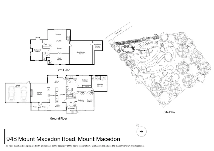 Floorplan of Homely house listing, 948 Mount Macedon Road, Mount Macedon VIC 3441