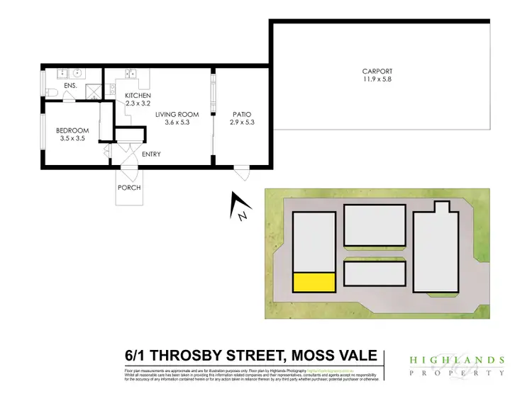 Floorplan of Homely villa listing, 6/1 Throsby Street, Moss Vale NSW 2577