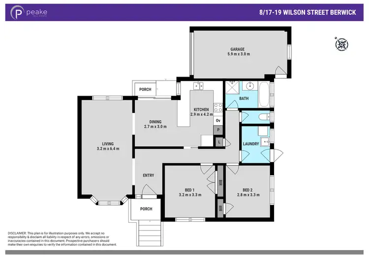 Floorplan of Homely unit listing, 8/17-19 Wilson Street, Berwick VIC 3806