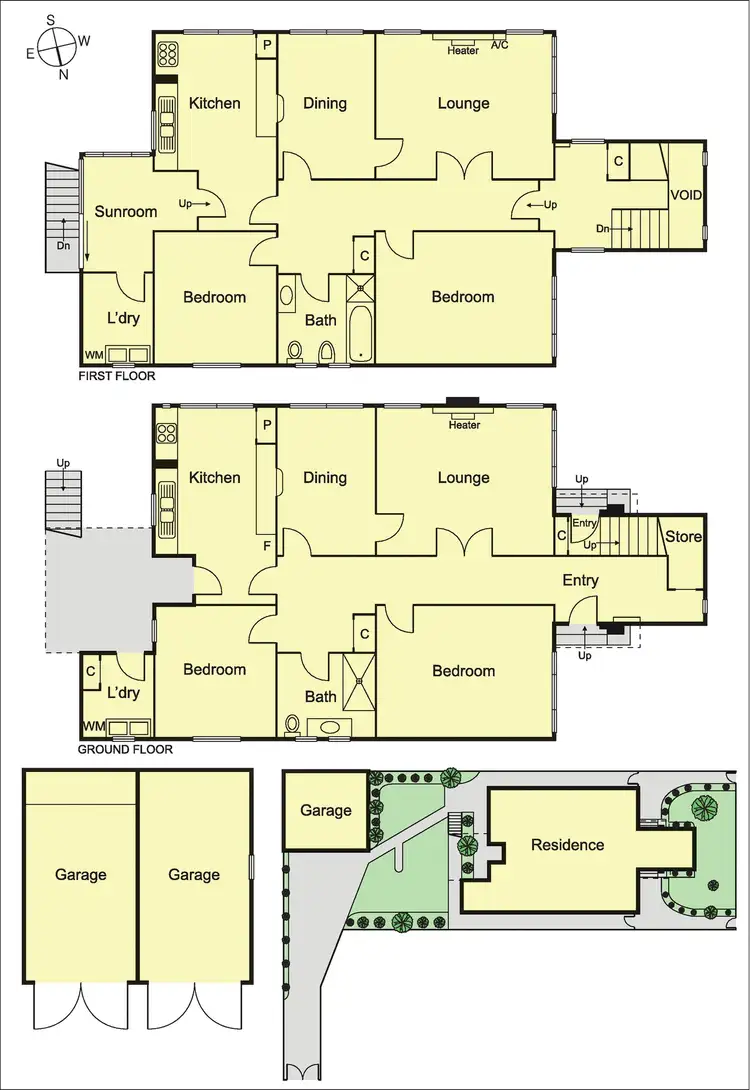 Floorplan of Homely house listing, 6-8 Hornby Street, Windsor VIC 3181