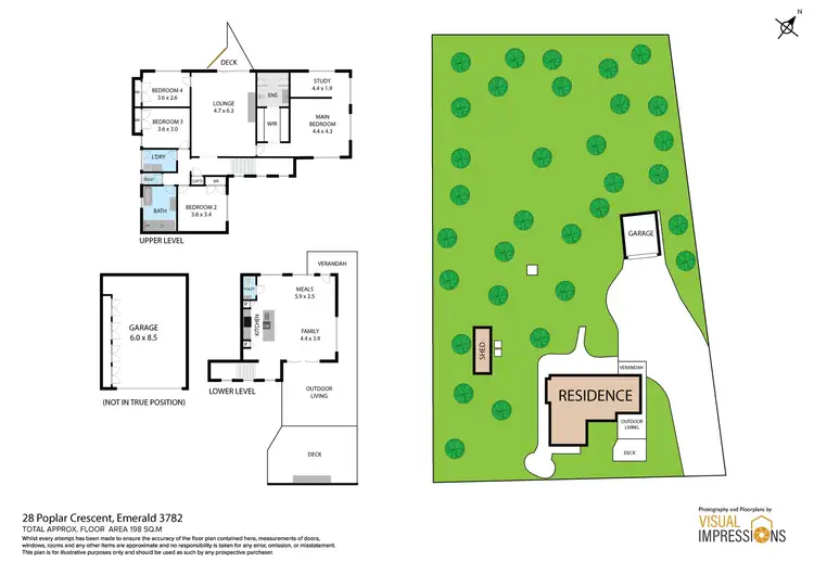 Floorplan of Homely house listing, 28 Poplar Crescent, Emerald VIC 3782