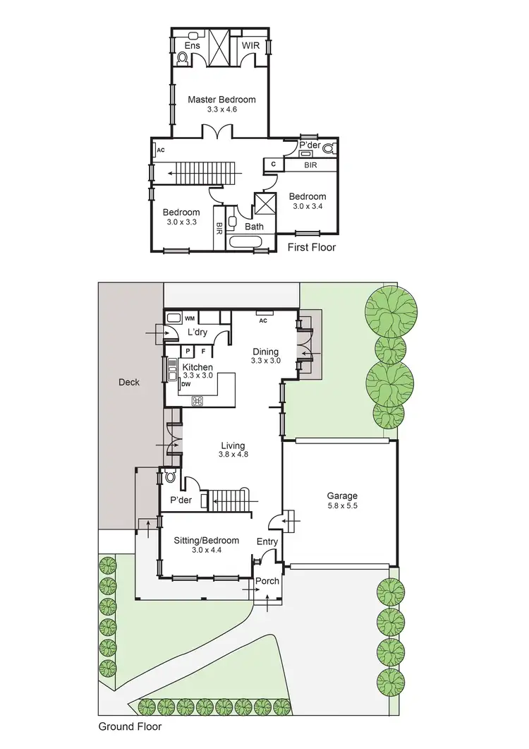 Floorplan of Homely house listing, 1/1 Kershaw Street, Bentleigh East VIC 3165