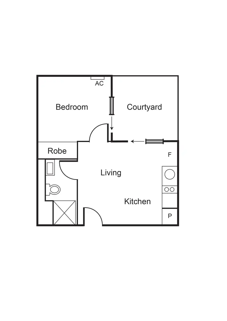 Floorplan of Homely apartment listing, 4/1023 Dandenong Road, Malvern East VIC 3145
