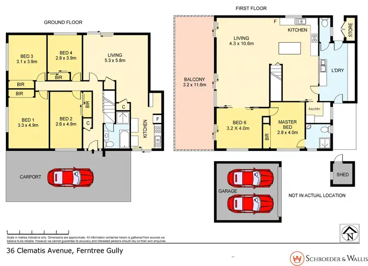 Floorplan of Homely house listing, 36 Clematis Avenue, Ferntree Gully VIC 3156