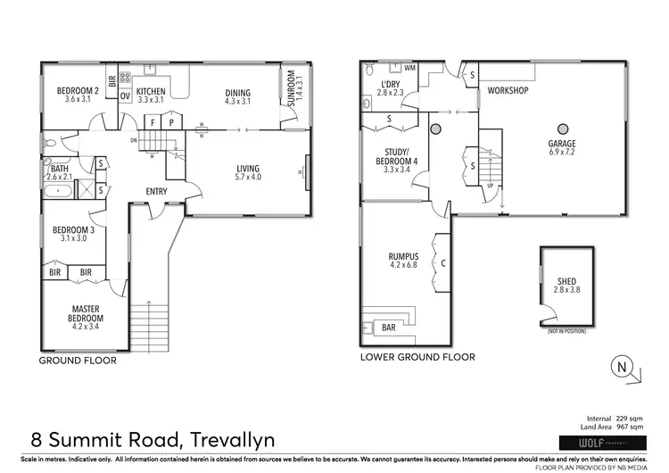 Floorplan of Homely house listing, 8 Summit Road, Trevallyn TAS 7250