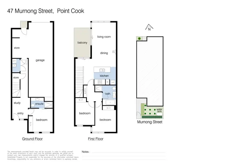 Floorplan of Homely townhouse listing, 47 Murnong Street, Point Cook VIC 3030
