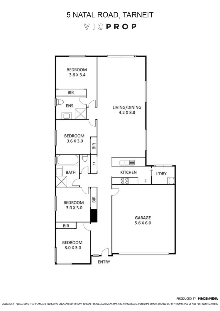 Floorplan of Homely house listing, 5 Natal Road, Tarneit VIC 3029