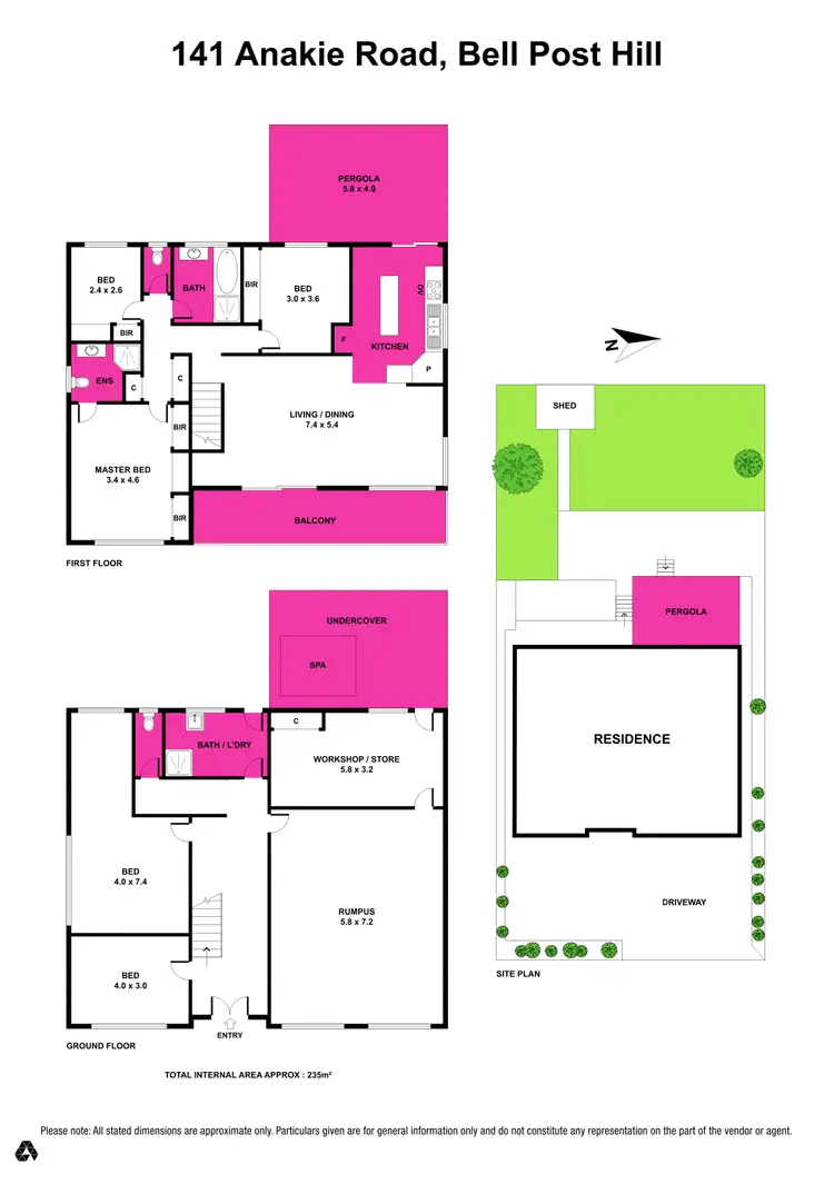 Floorplan of Homely house listing, 141 Anakie Road, Bell Post Hill VIC 3215