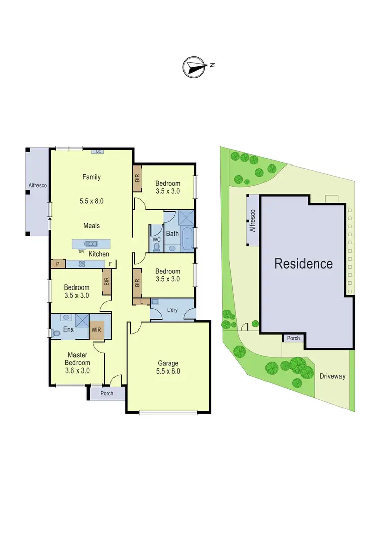 Floorplan of Homely house listing, 4 Woodridge Crescent, Doreen VIC 3754