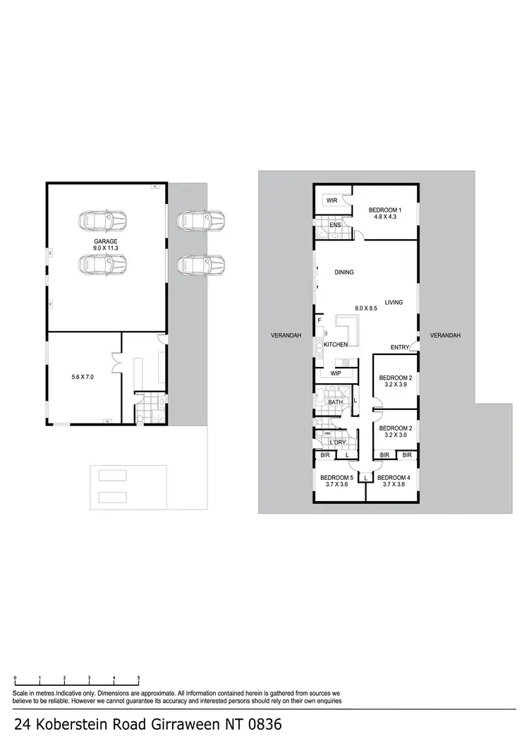 Floorplan of Homely house listing, 24 Koberstein Road, Girraween NT 836