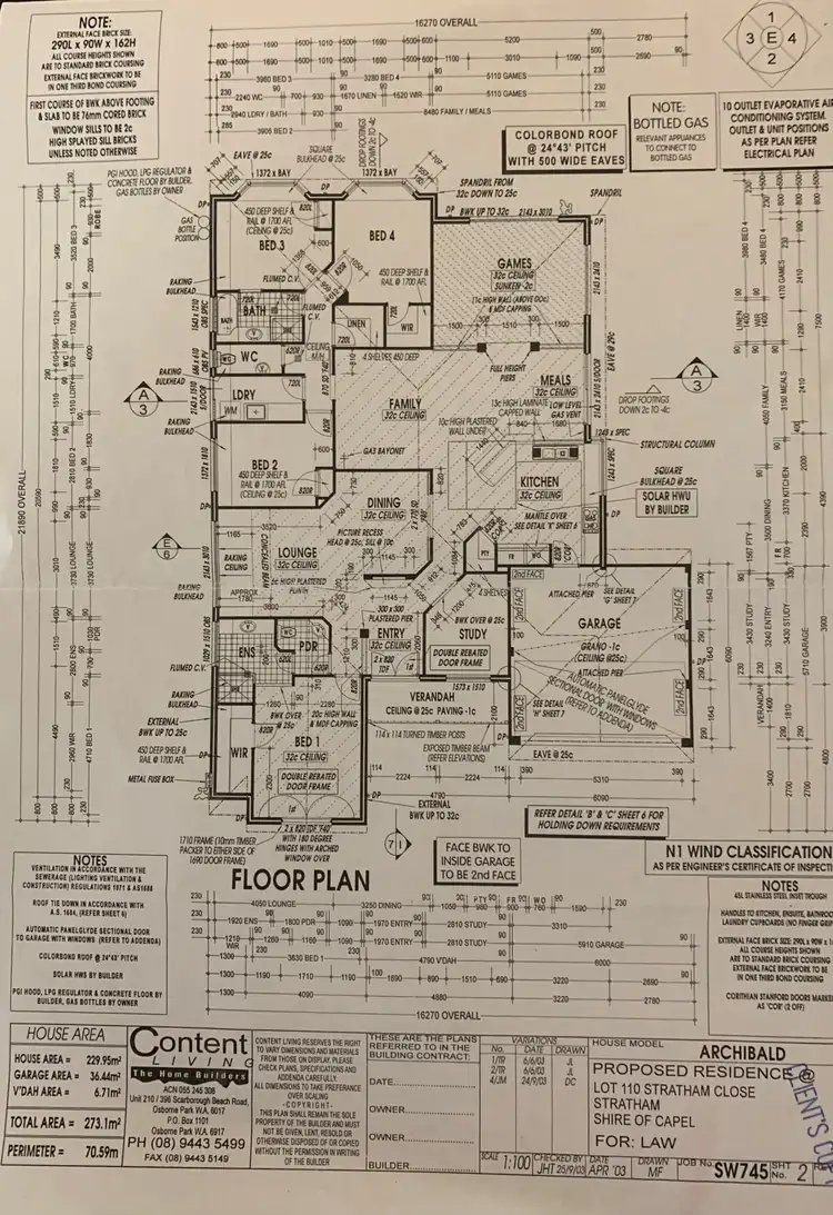 Floorplan of Homely house listing, 51 Stratham Close, Stratham WA 6237