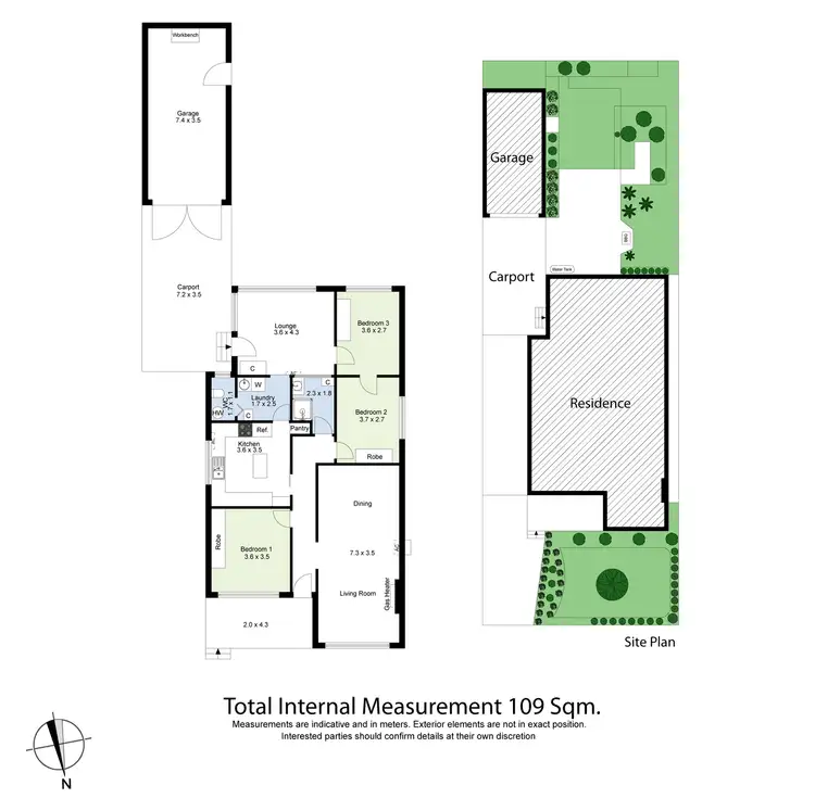Floorplan of Homely house listing, 53 Benbow Street, Yarraville VIC 3013