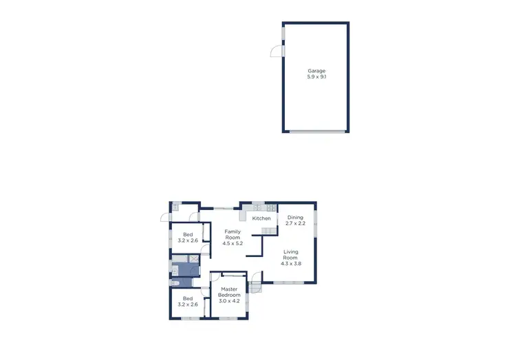 Floorplan of Homely house listing, 8 Dee Place, Rowville VIC 3178