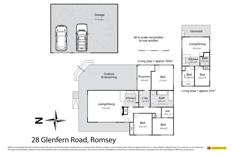 Floorplan of Homely house listing, 28 Glenfern Road, Romsey VIC 3434