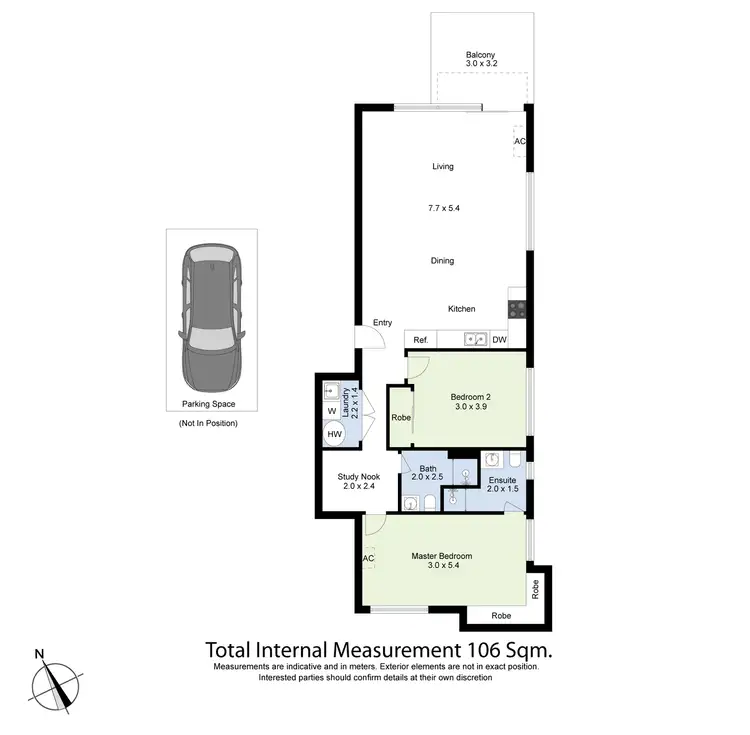 Floorplan of Homely apartment listing, 12/28 Salisbury Street, Yarraville VIC 3013