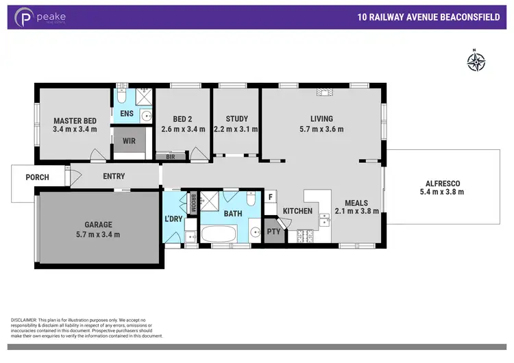 Floorplan of Homely house listing, 10 Railway Avenue, Beaconsfield VIC 3807