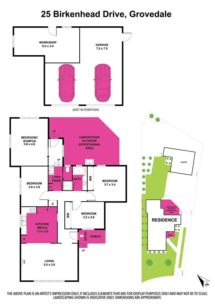 Floorplan of Homely house listing, 25 Birkenhead Drive, Grovedale VIC 3216