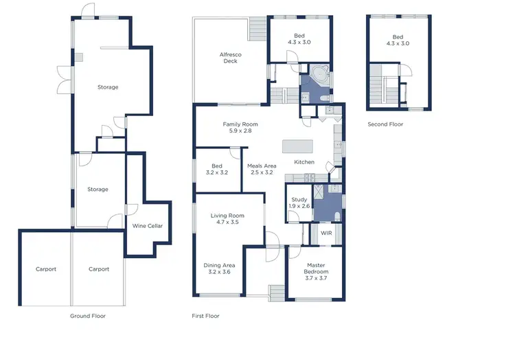 Floorplan of Homely house listing, 69 Baratta Street, Blackburn South VIC 3130
