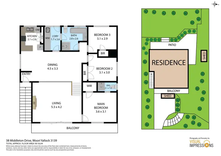 Floorplan of Homely house listing, 38 Middleton Drive, Woori Yallock VIC 3139