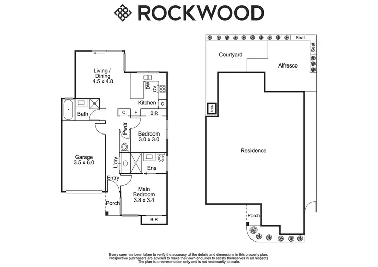 Floorplan of Homely unit listing, 4/43 Central Avenue, Tyabb VIC 3913