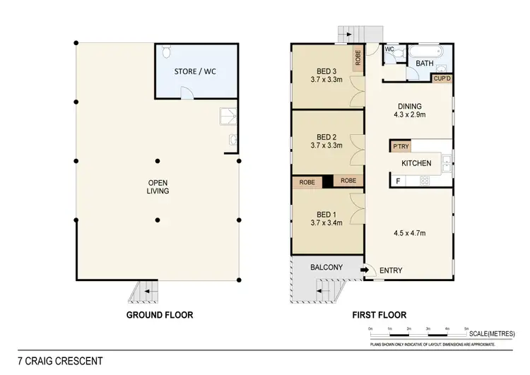 Floorplan of Homely house listing, 7 Craig Crescent, Coconut Grove NT 810