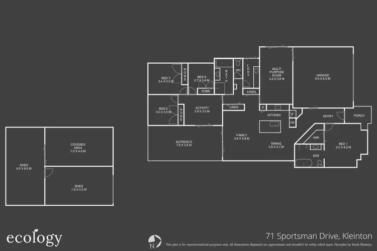 Floorplan of Homely house listing, 71 Sportsman Drive, Kleinton QLD 4352