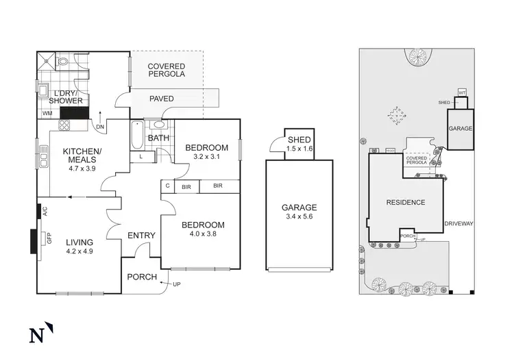 Floorplan of Homely house listing, 9 Long Street, Mentone VIC 3194