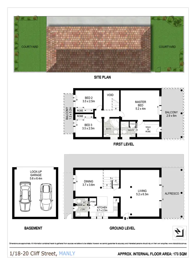 Floorplan of Homely house listing, 1/18-20 Cliff Street, Manly NSW 2095