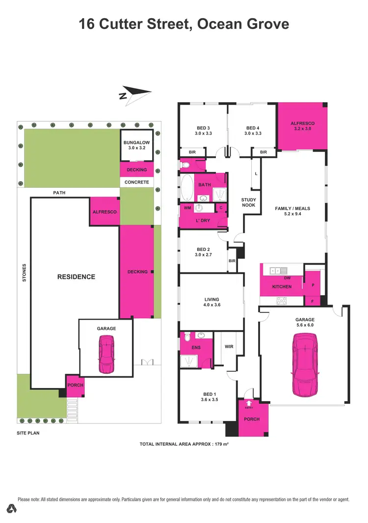 Floorplan of Homely house listing, 16 Cutter Street, Ocean Grove VIC 3226