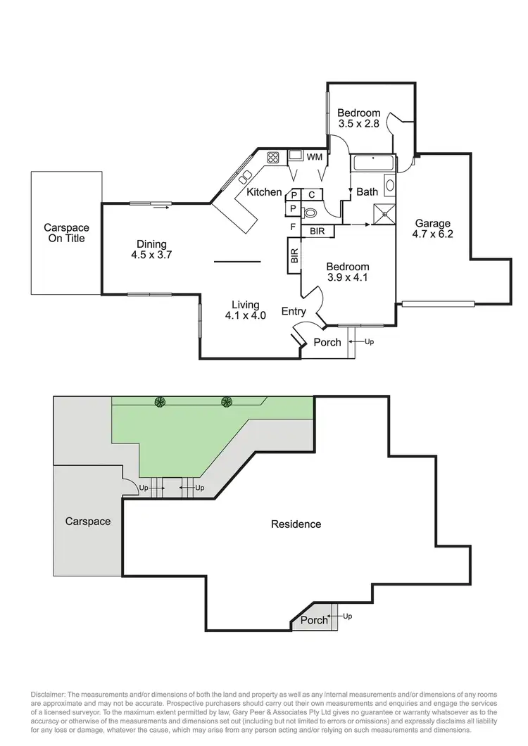Floorplan of Homely unit listing, 2/32 Dorothy Avenue, Glen Huntly VIC 3163