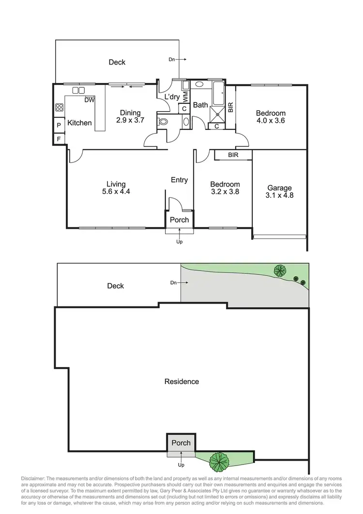 Floorplan of Homely villa listing, 2/249 Grange Road, Ormond VIC 3204
