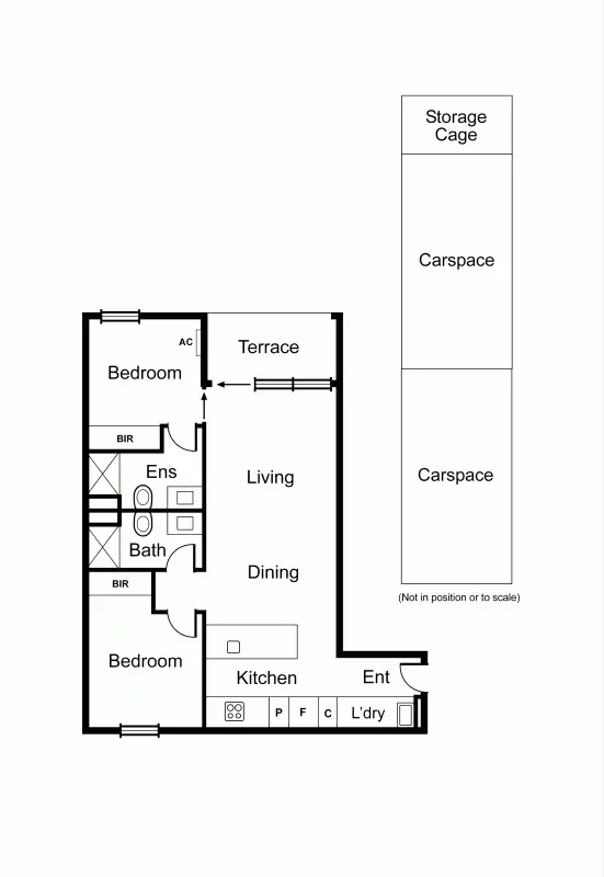 Floorplan of Homely apartment listing, 214/60 Belgrave Road, Malvern East VIC 3145