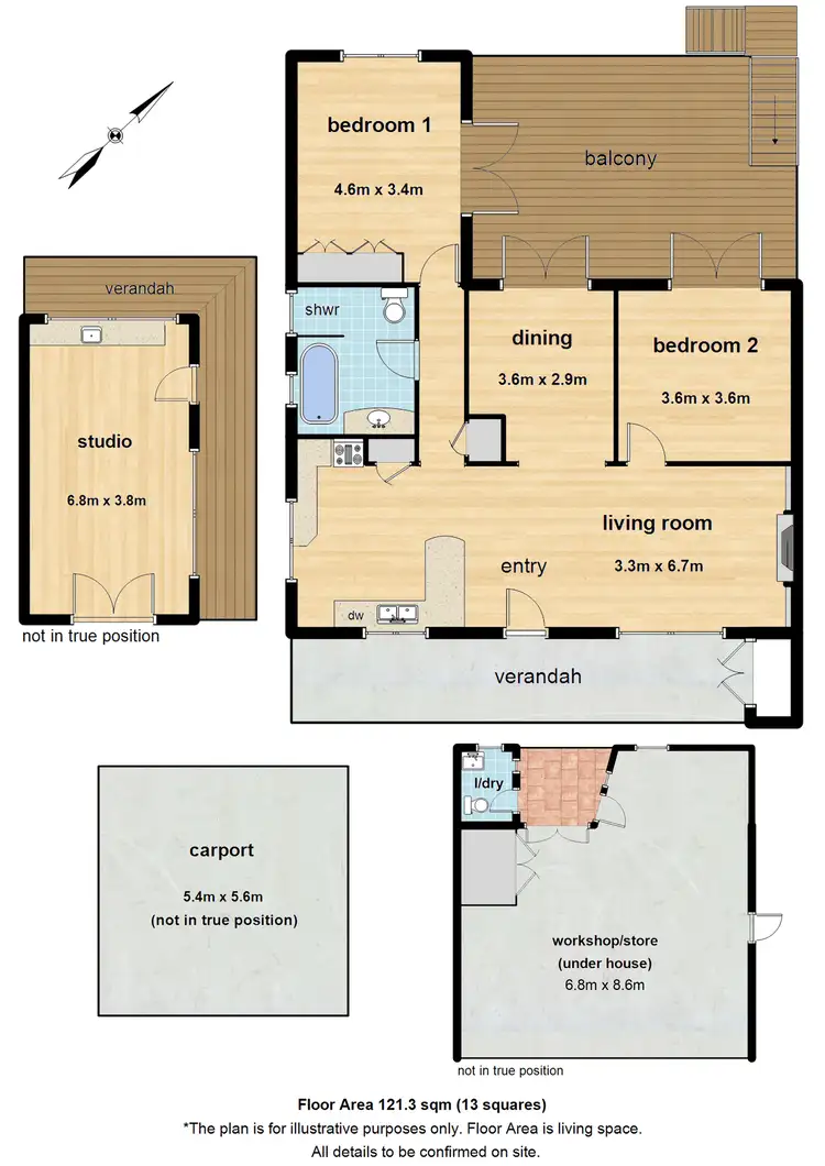 Floorplan of Homely house listing, 117 Monbulk Road, Kallista VIC 3791