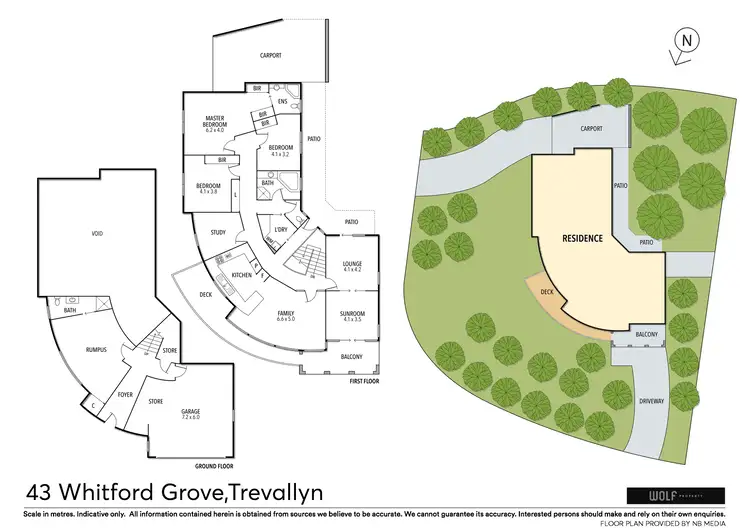 Floorplan of Homely house listing, 43 Whitford Grove, Trevallyn TAS 7250